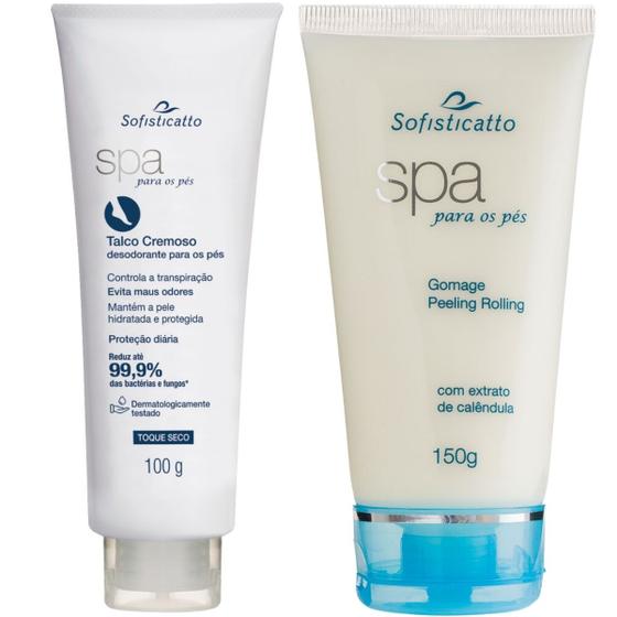 Imagem de Esfoliante de Pé e Desodorante Creme Elimina Chule e Fungos