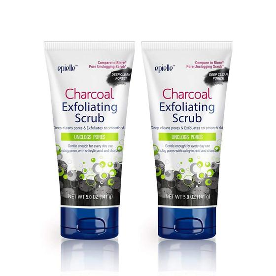 Imagem de Esfoliante Epielle Charcoal (pacote com 2 unidades) desobstrui os poros 150 ml