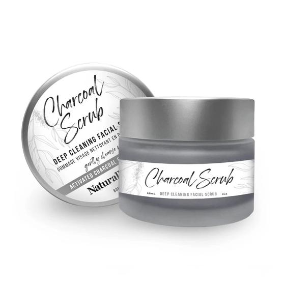 Imagem de Esfoliante Facial Naturally Vain Charcoal - Limpeza Profunda (2 Unidades)