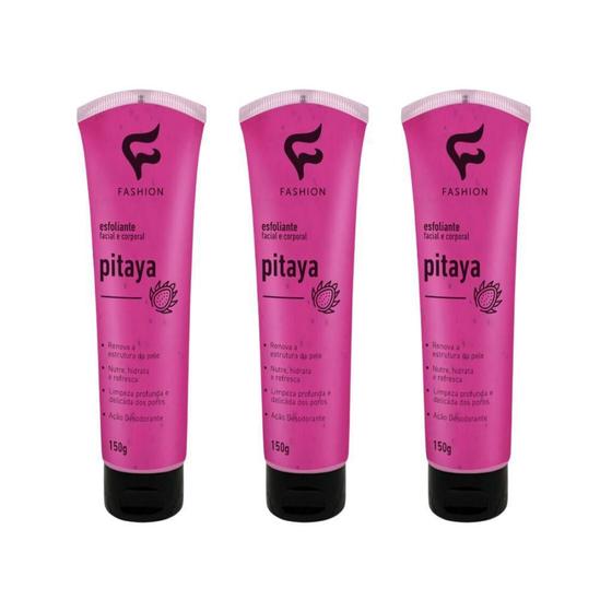 Imagem de Esfoliante Fashion Facial E Corporal 150G Pitaya - 3Un