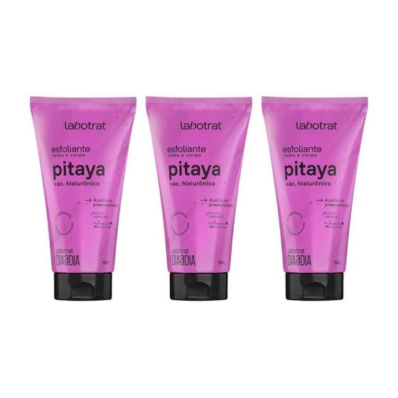 Imagem de Esfoliante Labotrat Corpo E Rosto 150G Pitaya - Kit Com 3Un