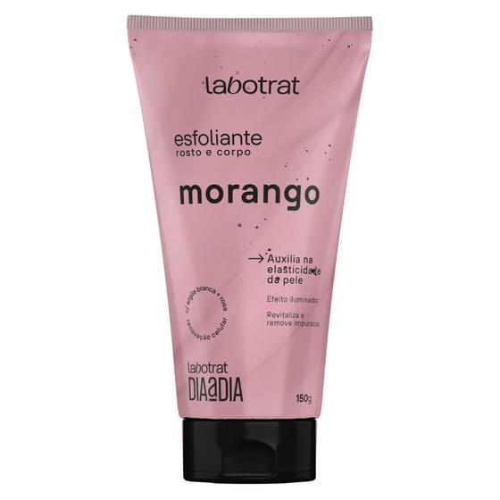 Imagem de Esfoliante Rosto e Corpo Morango Argila Rosa Labotrat 150g