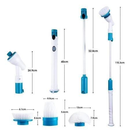 Esfregão Elétrico Vassoura Spin Mop Recarregável Scrubber Portátil Bivolt é boa?