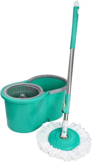 Esfregao microfibra mop com balde 10l - wincy Menor preço em Esfregao microfibra mop com balde 10l - wincy