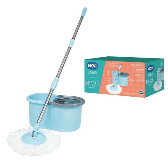 Esfregão Mop Kit Limpeza Prática 8294 Mor Menor preço em Esfregão Mop Kit Limpeza Prática 8294 Mor