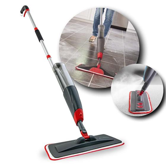 Imagem de Esfregão Mop Spray Com Reservatório e 1 Refil de Microfibra