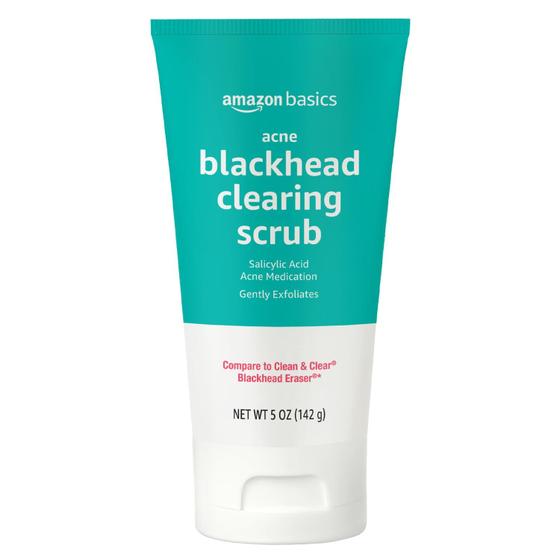 Imagem de Esfregue Amazon Basics para limpar cravos com ácido salicílico 150 mL