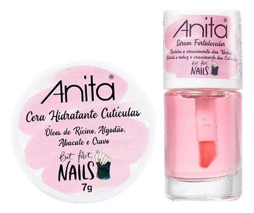 Imagem de Esmalte Anita Cera Hidratante Cutículas + Sérum Fortalecedor