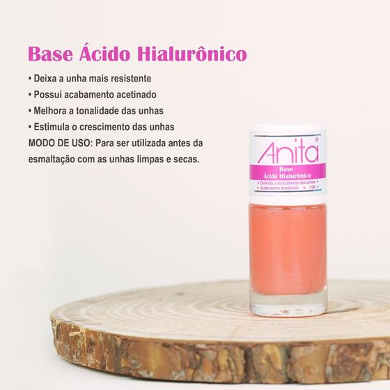 Imagem de Esmalte Base Ácido Hialurônico 10ml - Anita