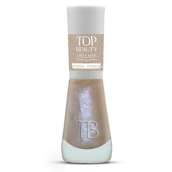 Esmalte Cintilante Madre Pérola Top Beauty 9Ml