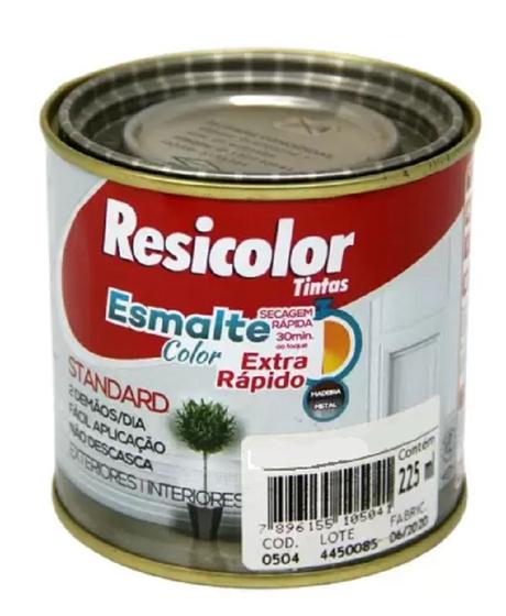 Imagem de Esmalte Color Cinza Escuro Resicolor 225ml