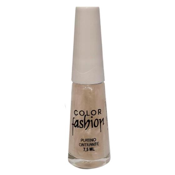 Imagem de Esmalte Color Fashion Cintilante Cor Platino 8ml