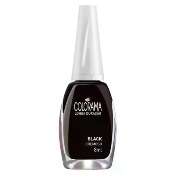 Imagem de Esmalte Colorama Cremoso Black 8Ml