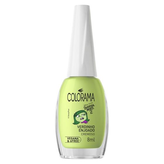Imagem de Esmalte Colorama Cremoso Divertidamente 2 Verde Enjoado Vegana & 6Free 8ml