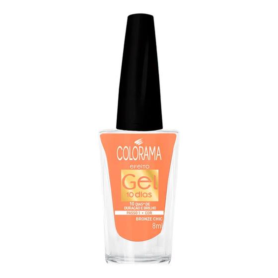 Imagem de Esmalte Colorama Efeito Gel Cor Bronze Chic com 8ml