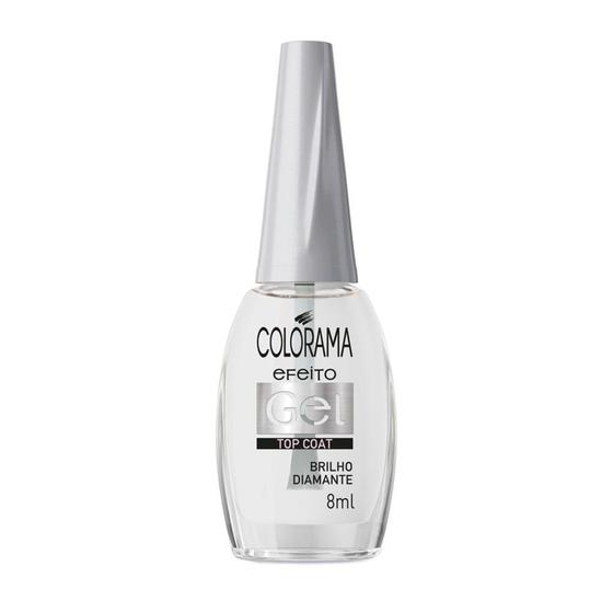 Imagem de Esmalte Colorama Top Coat  Efeito Gel Brilho Diamante 8ml