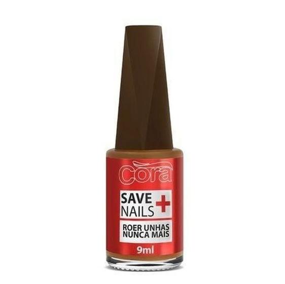 Esmalte Cora Save Nails Roer Unha Nunca Mais 9Ml - Cora Brasil