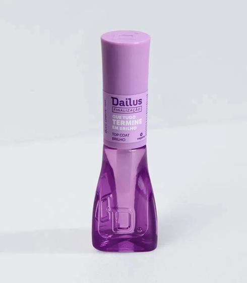 Imagem de Esmalte Dailus Finalização Que Tudo Termine em Brilho 8ml - Top Coat Brilho