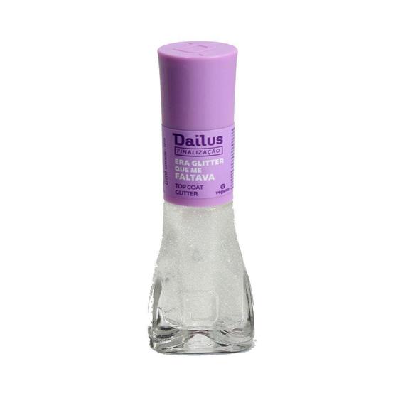 Imagem de Esmalte Dailus Top Coat Gliter 8ml