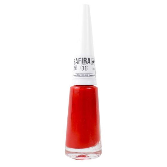 Imagem de Esmalte De Unha Cremoso 7Ml Vermelho Sangue Nº 11 Safira