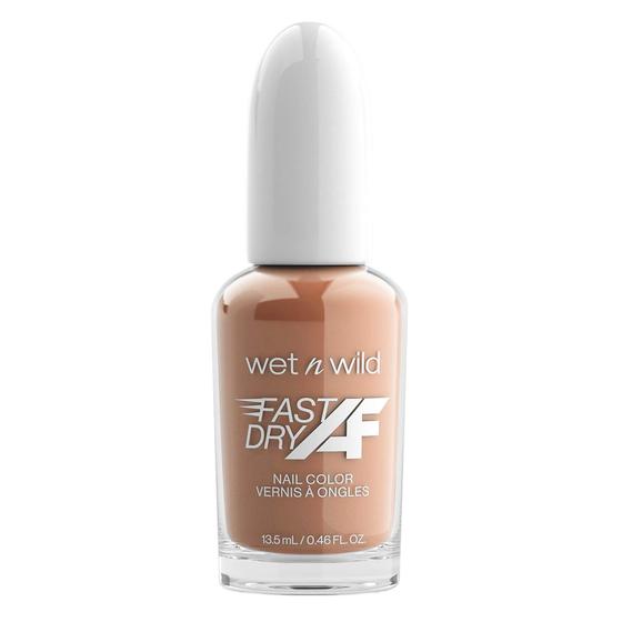 Imagem de Esmalte de Unhas Wet n Wild Fast Dry AF - Tons Marrons "Fall Brown" e "Desculpe, I'm Latte"