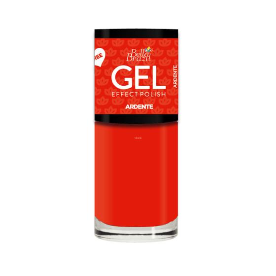 Imagem de Esmalte Em Gel Bella Brasil Seca Sem Cabine 9  Ml Ardente