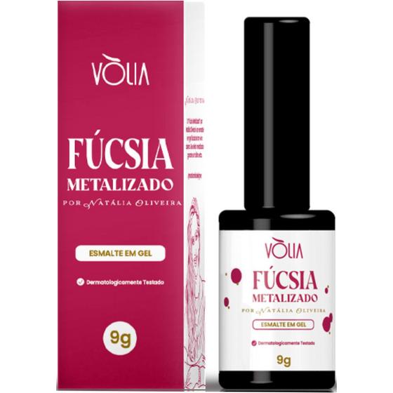 Imagem de Esmalte Em Gel Fúcsia Matalizado 9G Volia