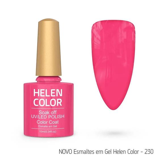 Imagem de Esmalte Em Gel Helen Color 10 Ml 230 Rosa