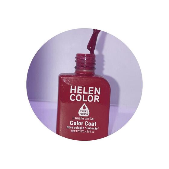 Imagem de Esmalte Em Gel Helen Color Coleção Conexão 12Ml 112 Vermelho