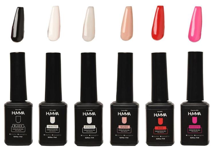 Imagem de Esmalte Em Gel Humma Escolha Cor Nude Vermelho Renda Branco