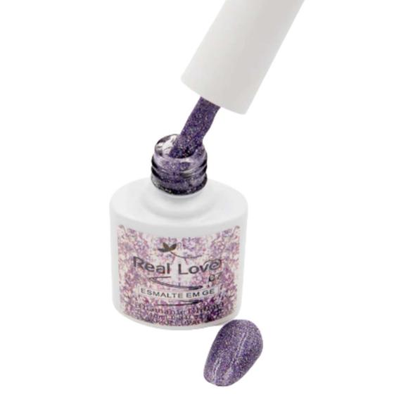 Imagem de Esmalte em Gel Refletivo com Glitter Diamantado  Real Love