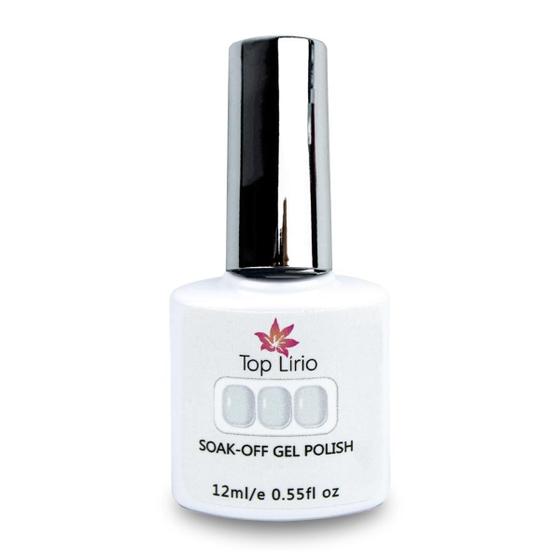 Imagem de Esmalte Em Gel Translúcido Renda Top Lírio Soak-Off 12Ml