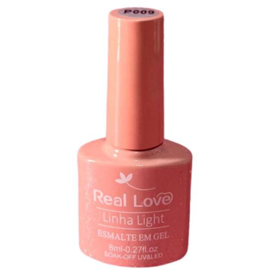 Imagem de Esmalte em Gel Uv/led Soak-Off Linha Light 8ml  Real Love