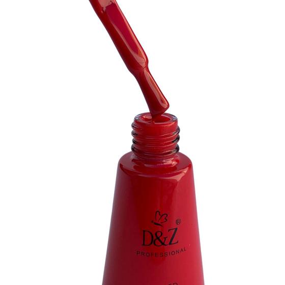 Imagem de Esmalte Gel Unhas UV/LED Vermelho 32 12ml  - D&Z