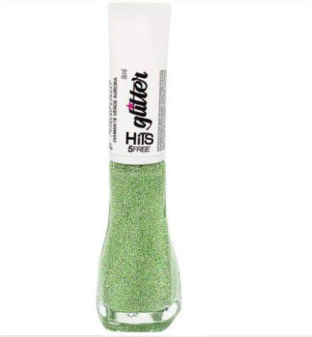 Imagem de Esmalte Hits Diamante Verde Aurora - Glitters Reflexivos