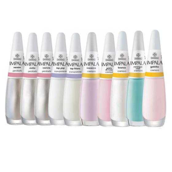 Imagem de Esmalte Impala Classico Elegante Coleção c/ 10 cores