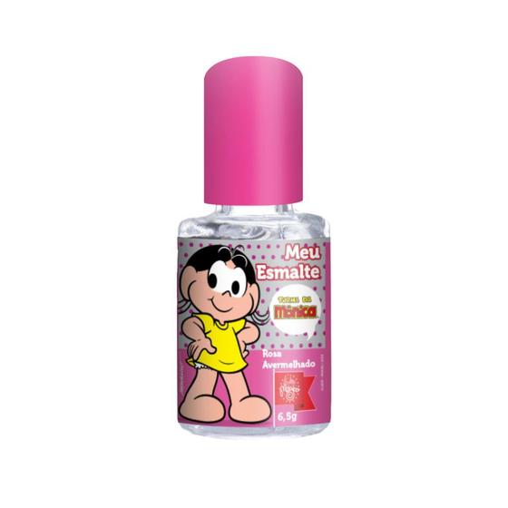 Imagem de Esmalte Infantil Peel-Off Rosa Avermelhado Turma da Monica