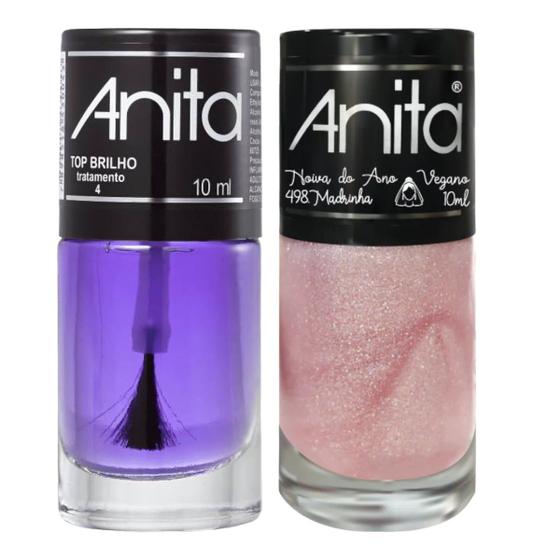 Imagem de Esmalte Madrinha + Top Brilho 10ml Anita