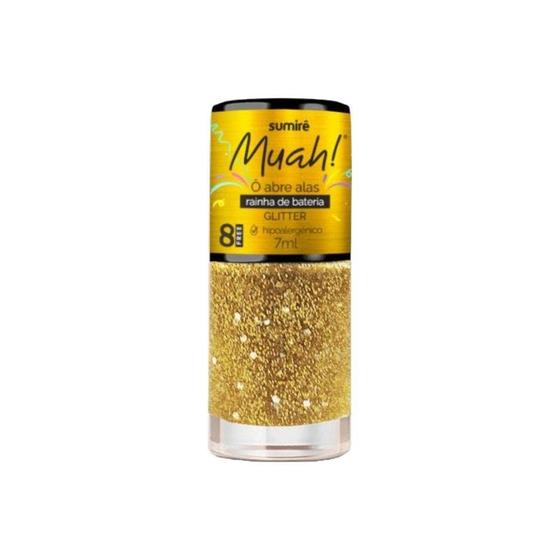 Imagem de Esmalte Muah! Glitter Ô Abre Alas Rainha Da Bateria 7ml