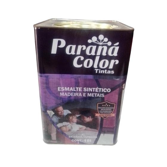 Imagem de Esmalte Paraná Color Sintético Brilhante Branco Gelo 18 Litros