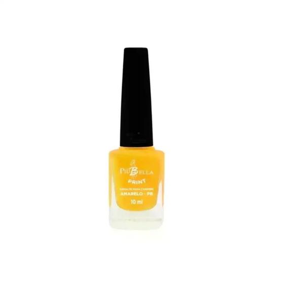 Imagem de Esmalte Print Amarelo Piu Bella 10ML