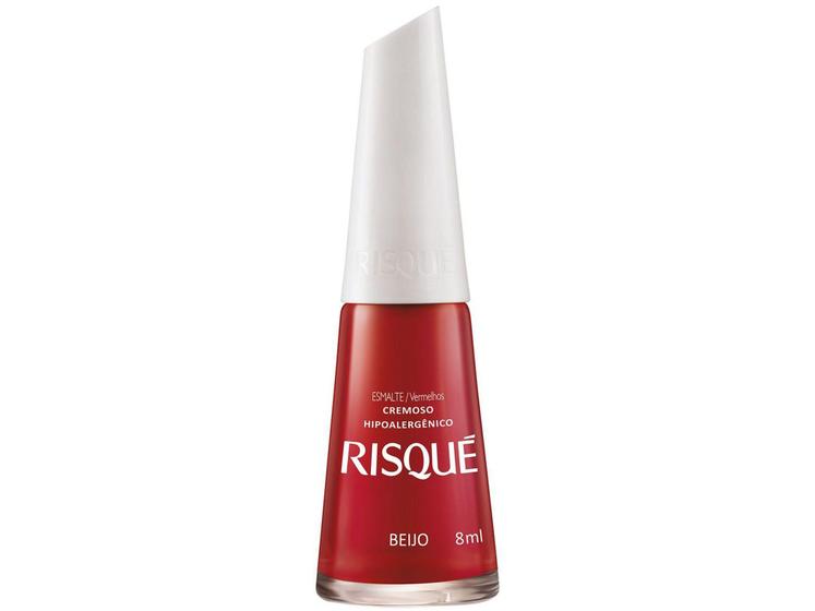 Imagem de Esmalte Risqué Beijo Vermelho Cremoso  - Hipoalergênico 8ml