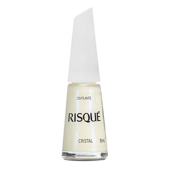 Imagem de Esmalte Risqué Branco Cintilante Cristal 8ml