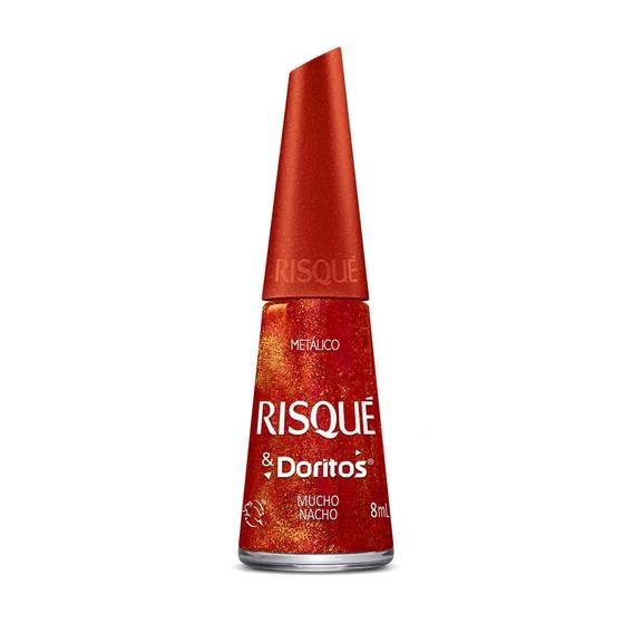 Imagem de Esmalte Risqué e Doritos Metálico Cor Mucho Nacho 8ml