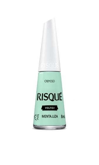 Imagem de Esmalte Risque Menta.Liza Nova Cor 8ml