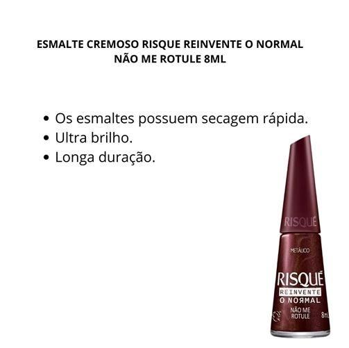 Imagem de Esmalte risque reinventa nao me rotule 8ml