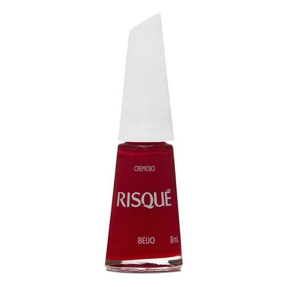 Imagem de Esmalte Risqué Vermelho Cremoso Beijo 8ml