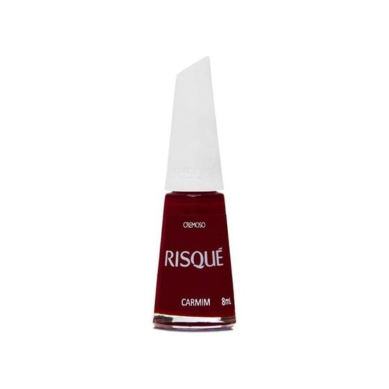 Imagem de Esmalte Risqué Vermelho Cremoso Carmim 8ml