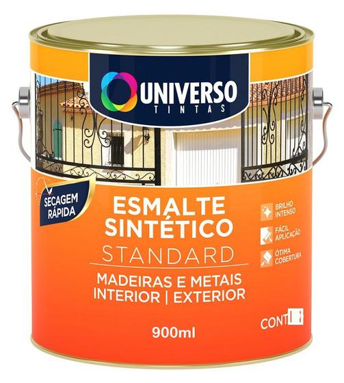 Esmalte Sintetico Brilhante 900ML Cinza Escuro Universo Menor preço em Esmalte Sintetico Brilhante 900ML Cinza Escuro Universo