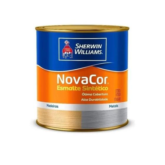 Imagem de Esmalte Sintetico Novacor Fosco Preto 900ml Sherwin Williams